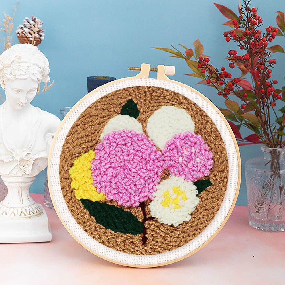 Punch Needle 20x20 Blumenstrauss - Kidis Art