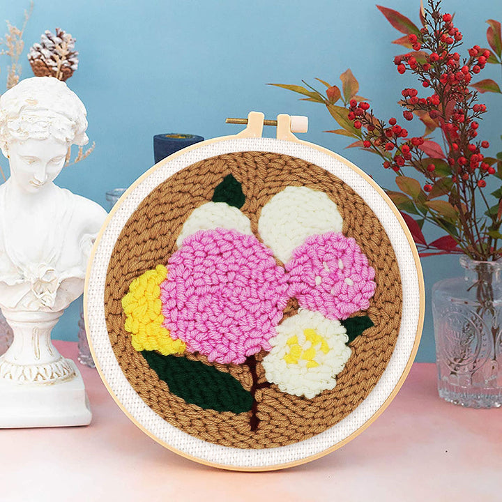 Punch Needle 20x20 Blumenstrauss - Kidis Art
