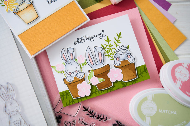 Klarsichtstempel-Set 15Stück - Bunny Bits &amp; Blooms by Catherine Pooler