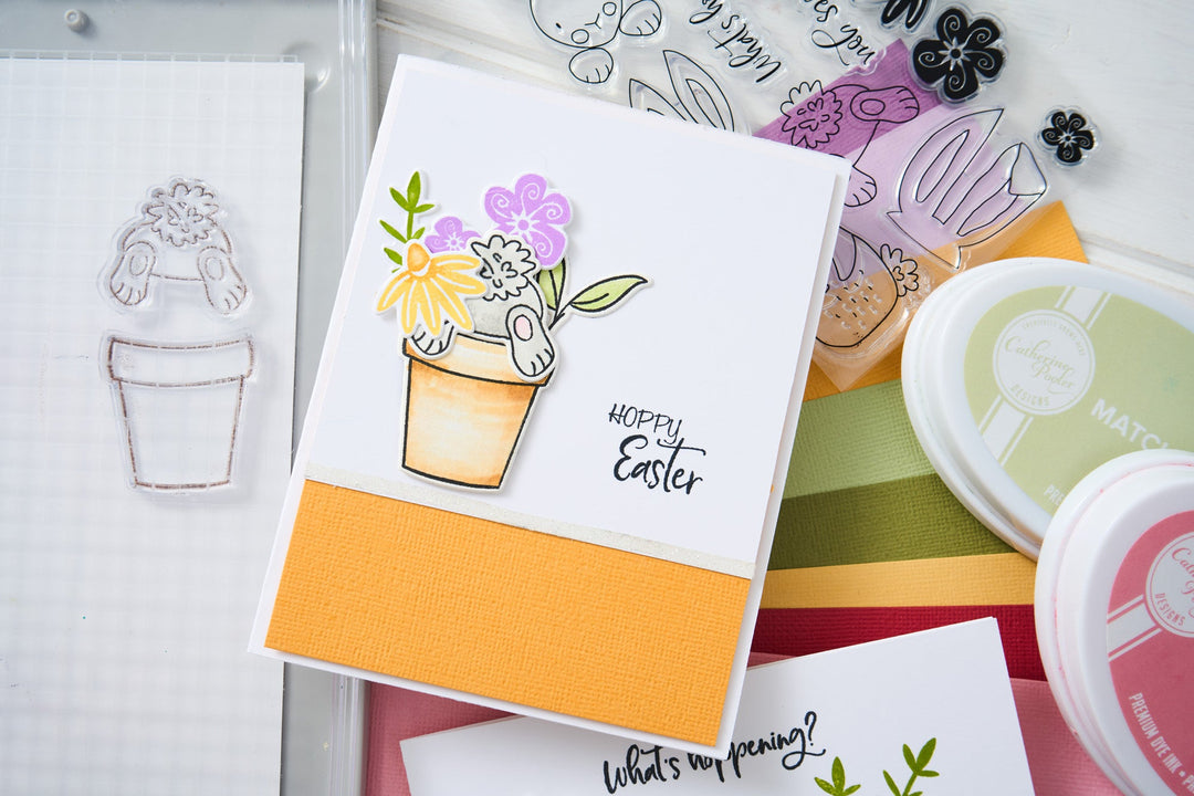 Klarsichtstempel-Set 15Stück - Bunny Bits &amp; Blooms by Catherine Pooler