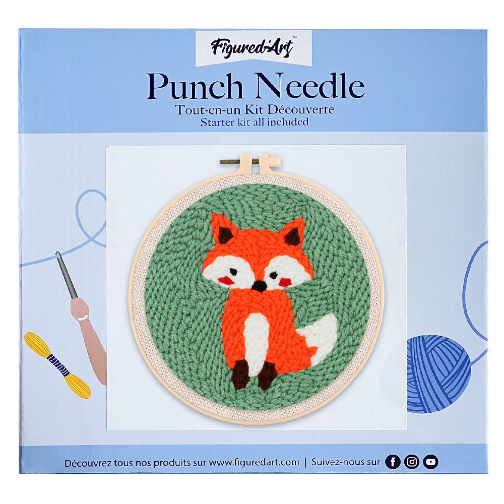 Punch Needle 20x20 Fuchs - Kidis Art