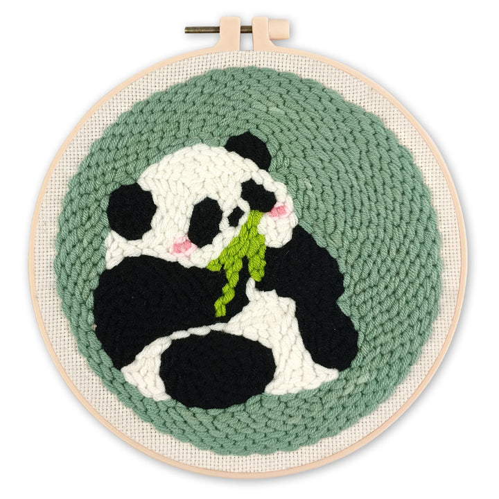Punch Needle 20 x 20 cm Panda 2 - Kidis Art