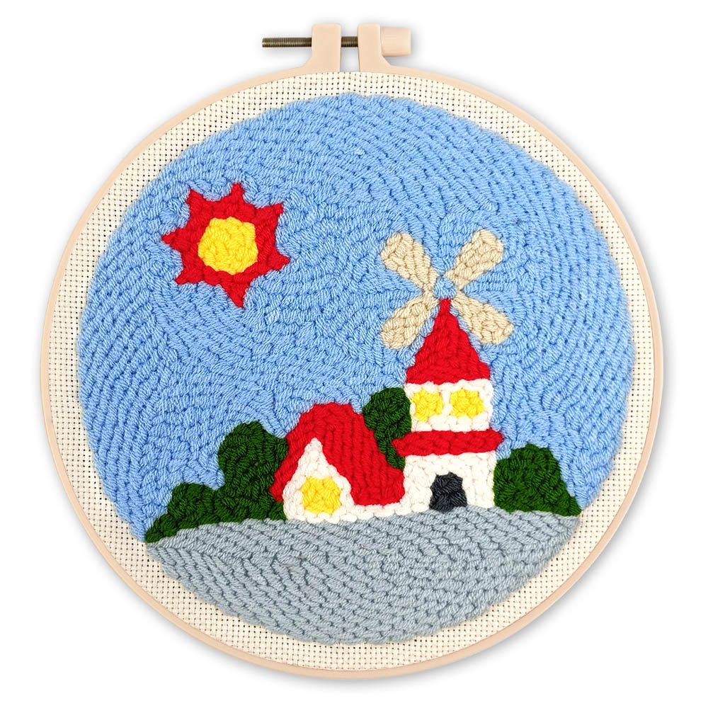 Punch Needle 20 x 20 cm Sonnenblume - Kidis Art