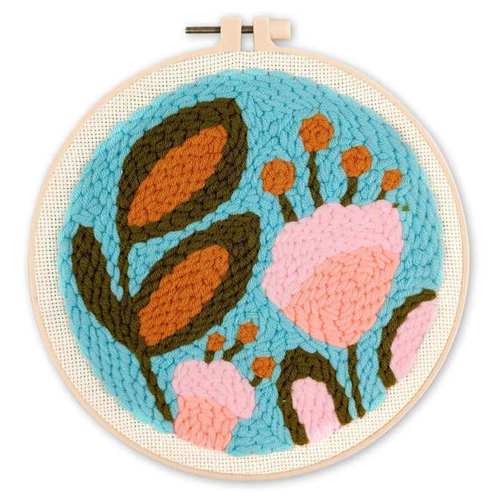 Punch Needle 20 x 20 cm Wildblumen Größe - Kidis Art