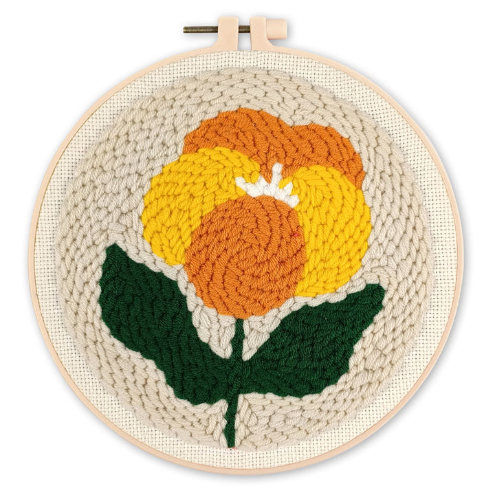 Punch Needle 20 x 20 cm Indische Nelke - Kidis Art