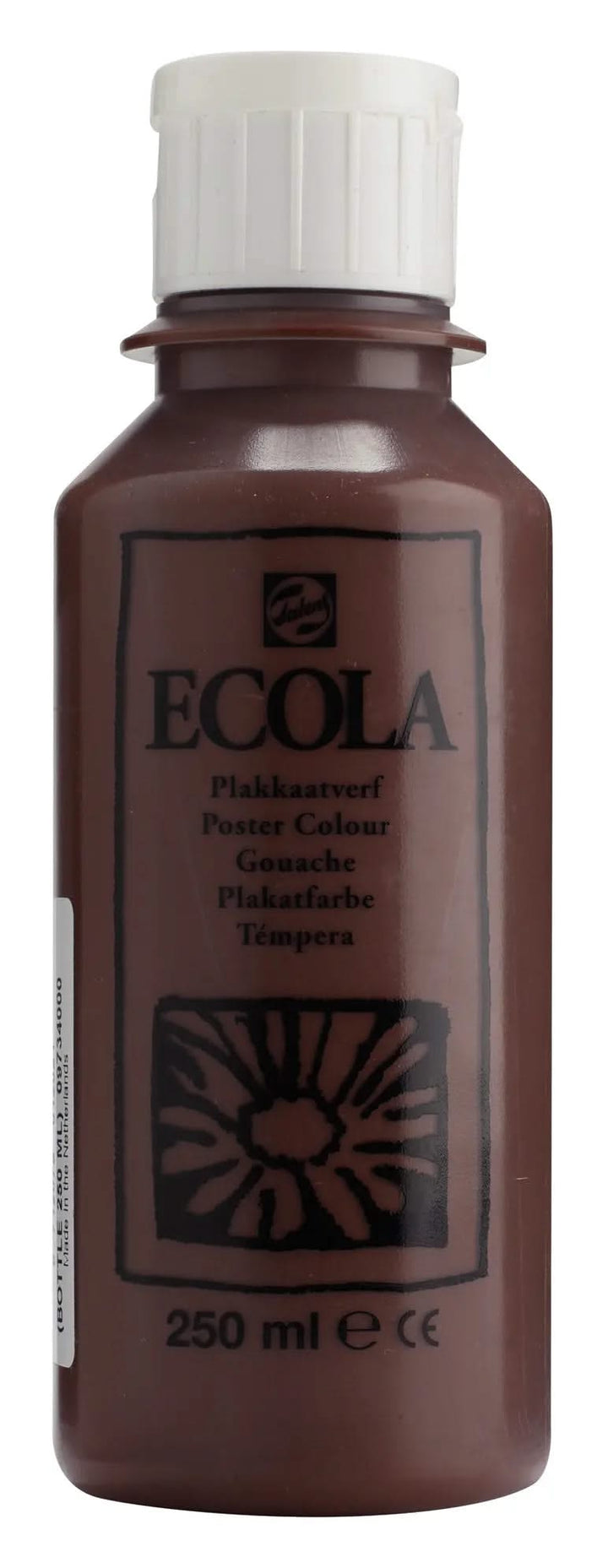 Ecola Plakatfarbe Flasche 250 ml Braun 400 - Kidis Art