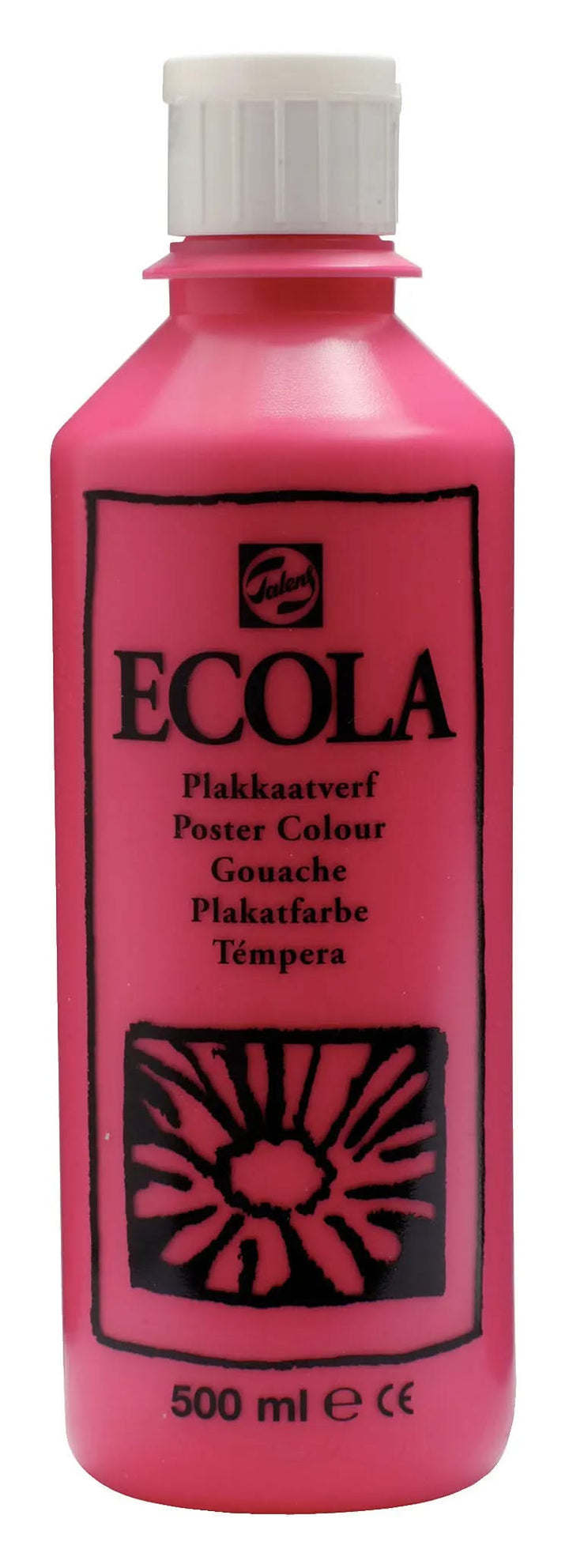 Ecola Plakatfarbe Flasche 500 ml Tyrischrosa 359 - Kidis Art