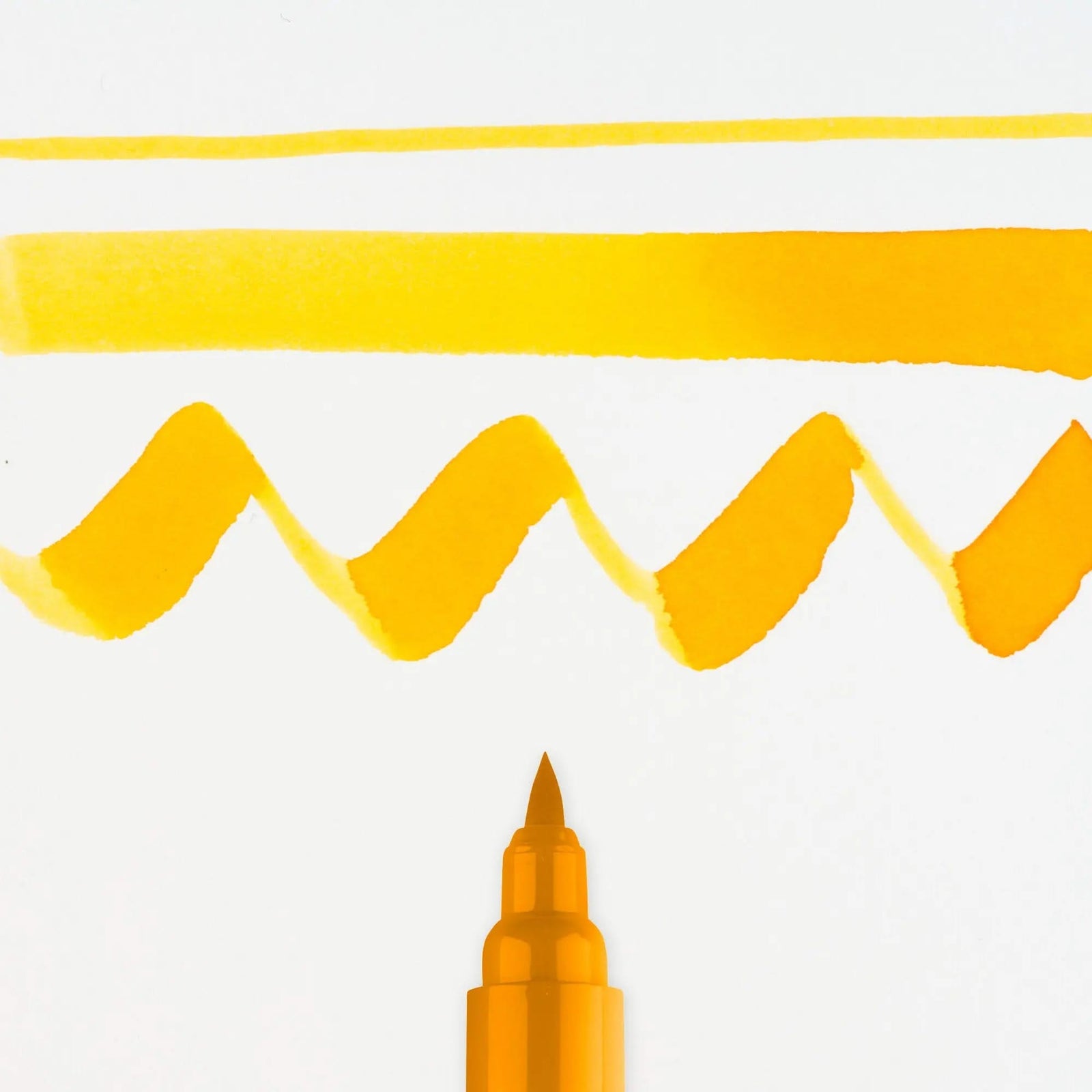 Ecoline Brush Pen Dunkelgelb 202 - Kidis Art