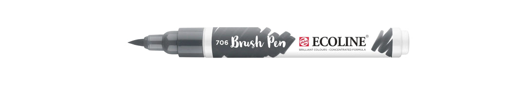 Ecoline Brush Pen Dunkelgrau 706 - Kidis Art