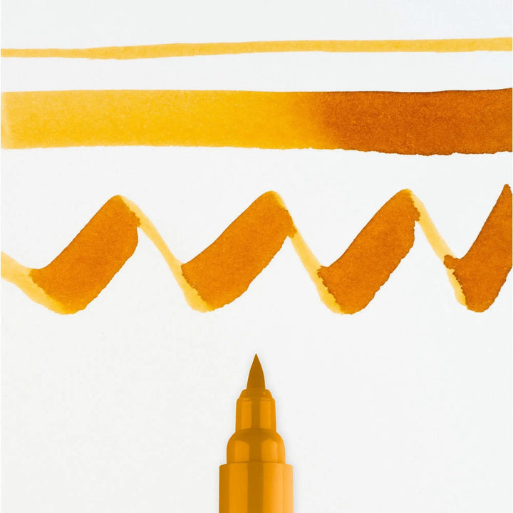 Ecoline Brush Pen Dunkler Ocker 407 - Kidis Art
