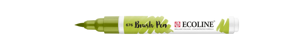 Ecoline Brush Pen Grasgrün 676 - Kidis Art
