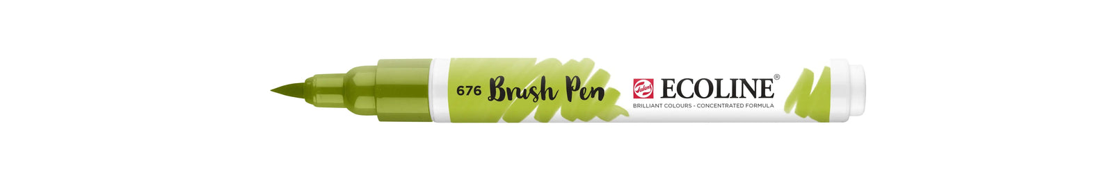 Ecoline Brush Pen Grasgrün 676 - Kidis Art