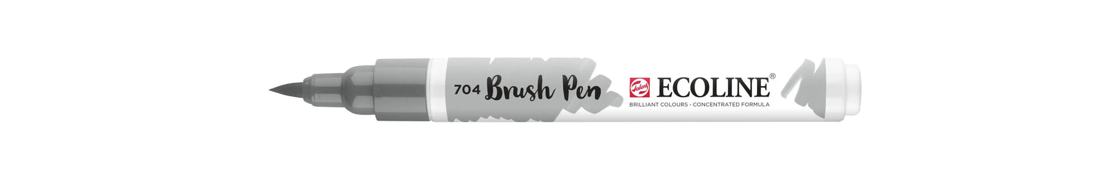 Ecoline Brush Pen Grau 704 - Kidis Art