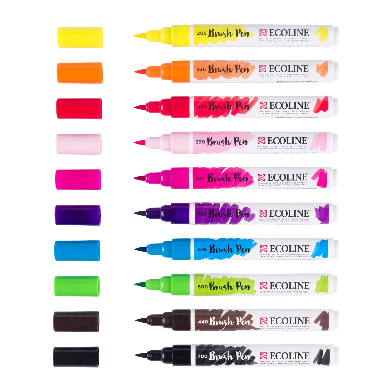 Ecoline Brush Pen Helltönen-Set | 10 Farben - Kidis Art