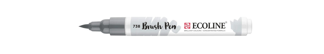 Ecoline Brush Pen Kaltgrau Hell 738 - Kidis Art