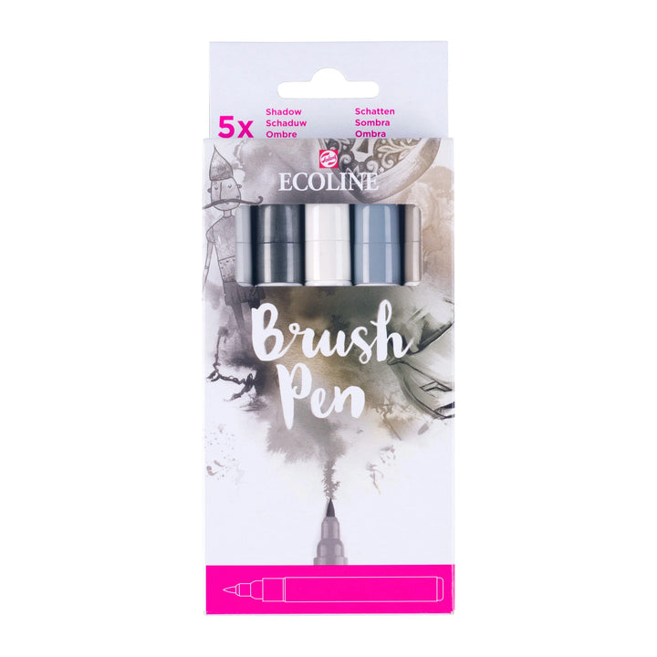 Ecoline Brush Pen Schatten-Set | 5 Farben - Kidis Art