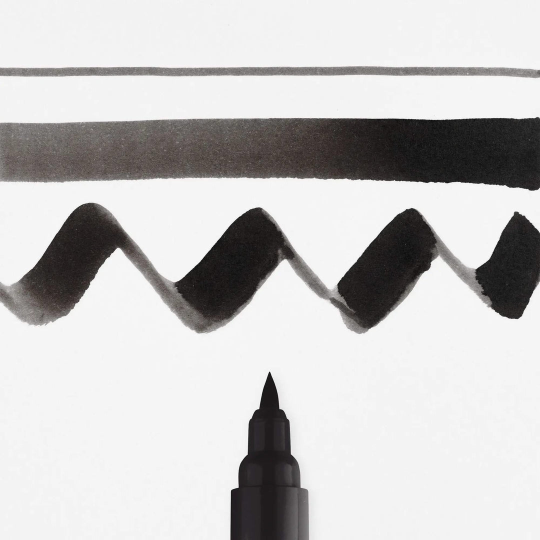 Ecoline Brush Pen Schwarz 700 - Kidis Art