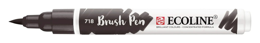 Ecoline Brush Pen Warmgrau 718 - Kidis Art