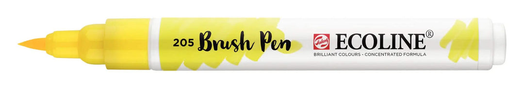 Ecoline Brush Pen Zitronengelb (Primär) 205 - Kidis Art