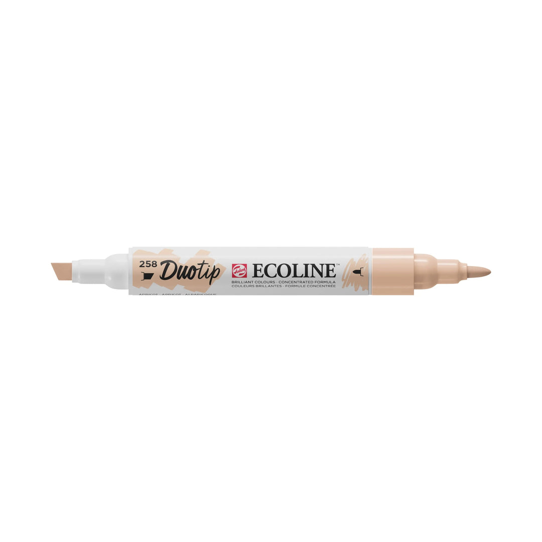 Ecoline Duotip Marker Aprikose 258 - Kidis Art