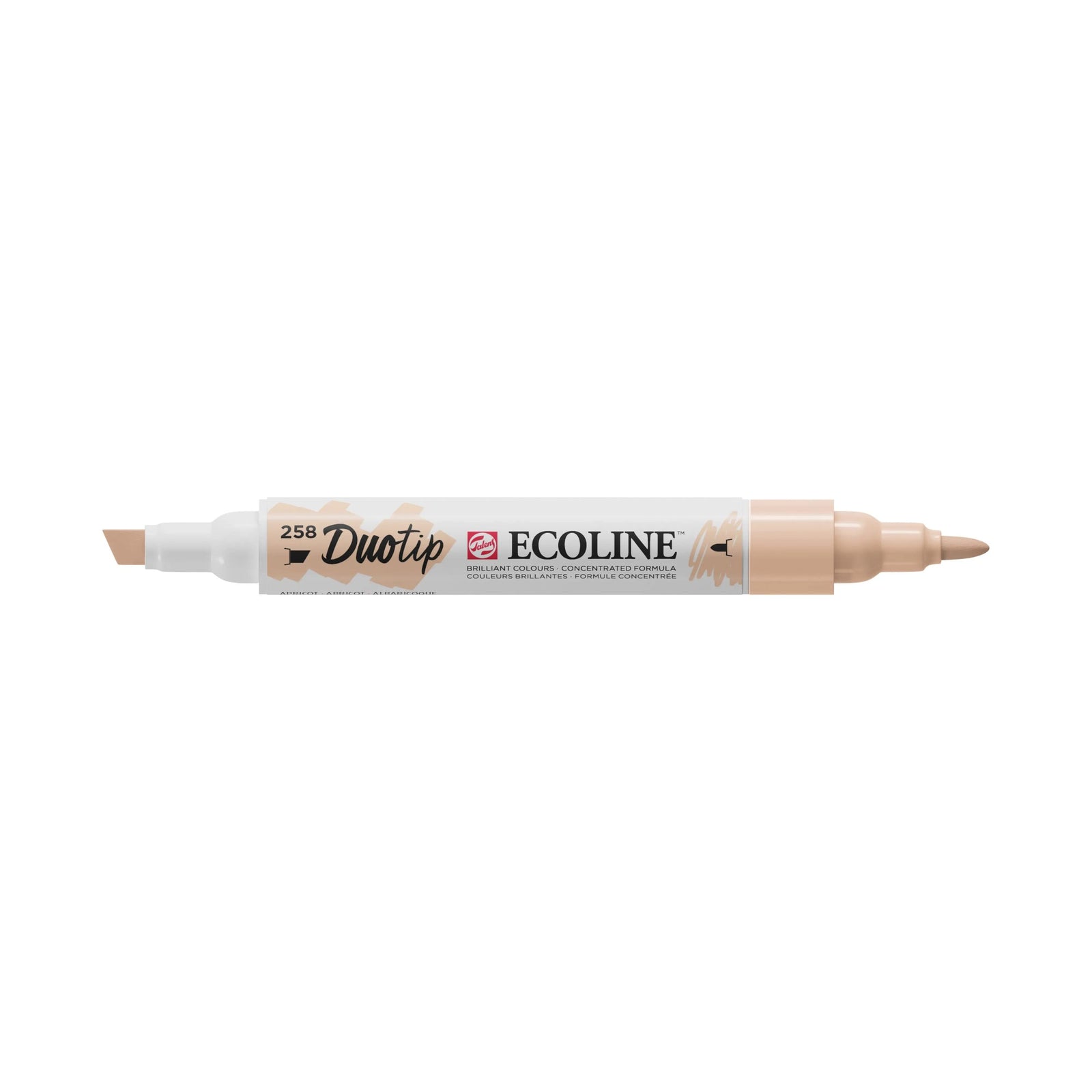 Ecoline Duotip Marker Aprikose 258 - Kidis Art