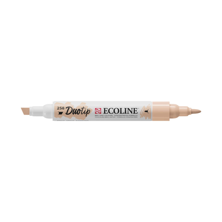 Ecoline Duotip Marker Aprikose 258 - Kidis Art