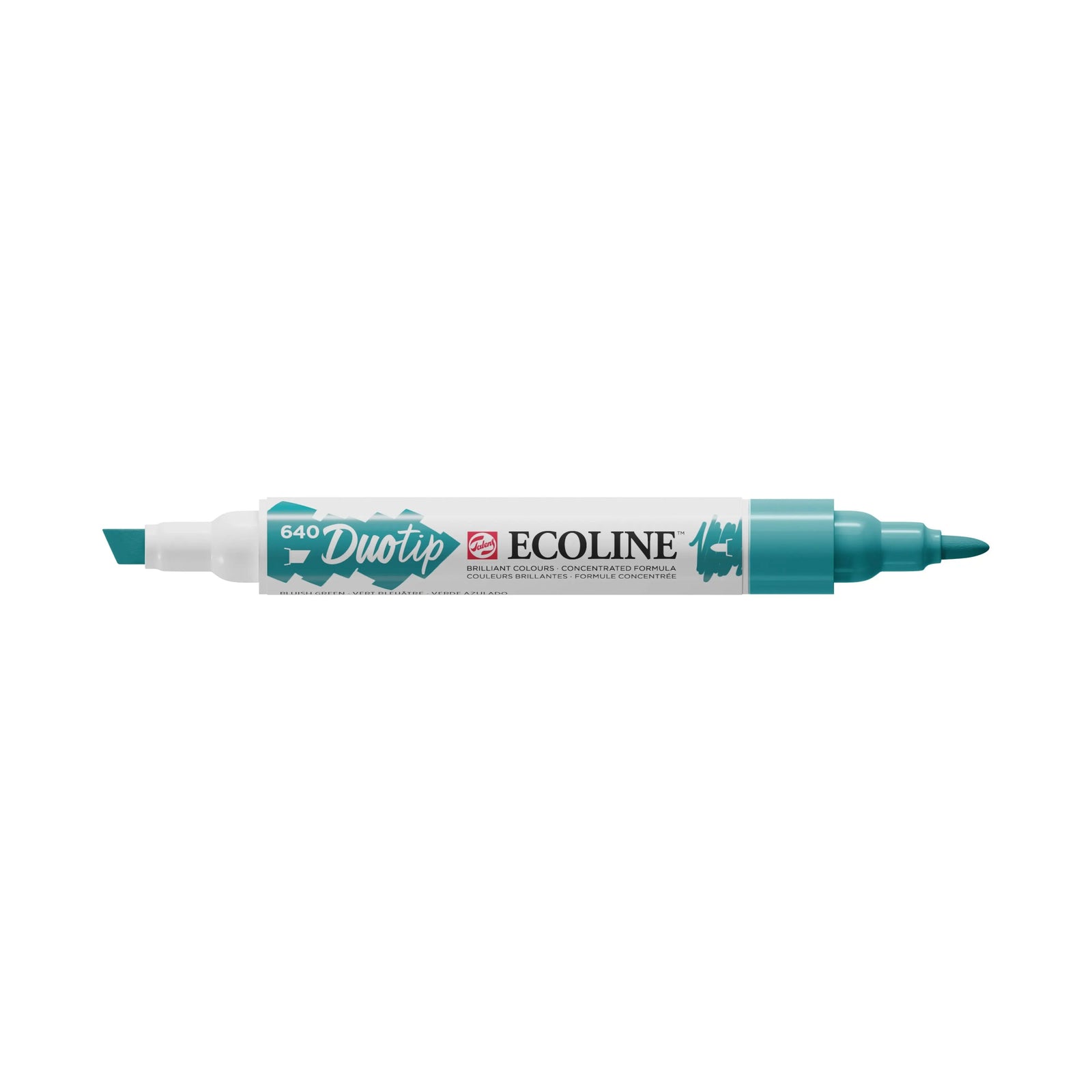 Ecoline Duotip Marker Blaugrün 640 - Kidis Art
