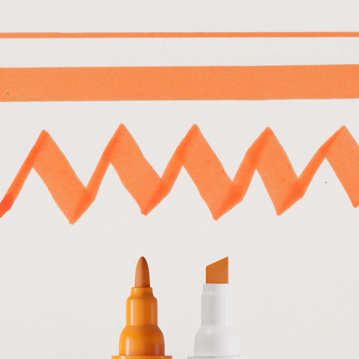 Ecoline Duotip Marker Dunkelorange 237 - Kidis Art