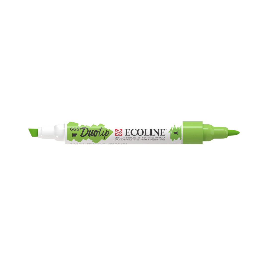 Ecoline Duotip Marker Frühlingsgrün 665 - Kidis Art