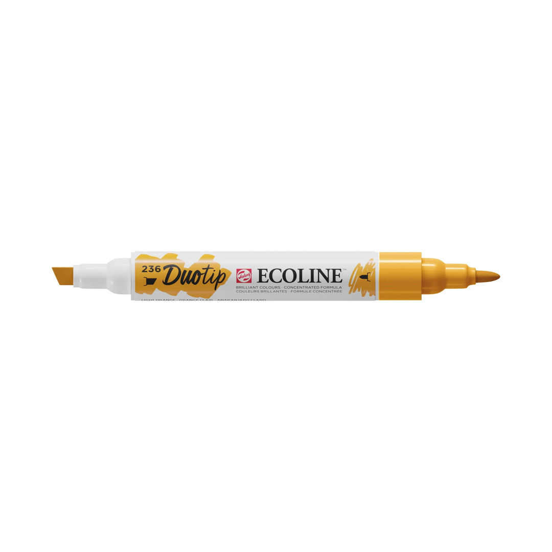 Ecoline Duotip Marker Hellorange 236 - Kidis Art
