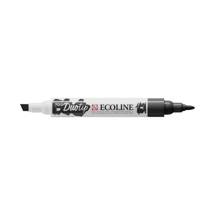 Ecoline Duotip Marker Schwarz 700 - Kidis Art