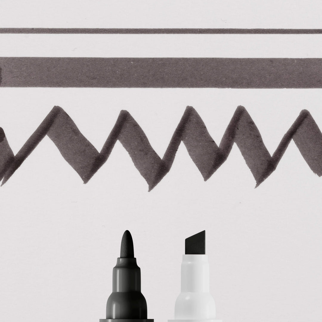 Ecoline Duotip Marker Schwarz 700 - Kidis Art