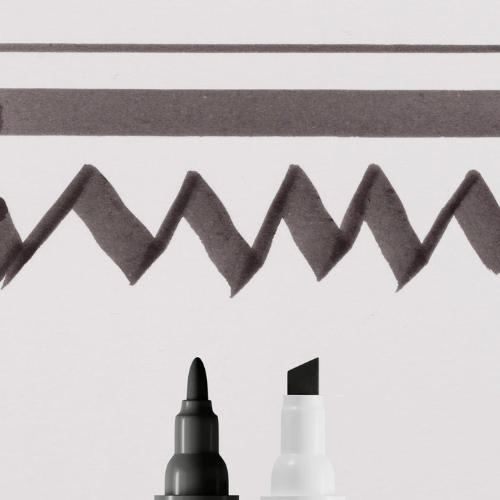 Ecoline Duotip Marker Schwarz 700 - Kidis Art