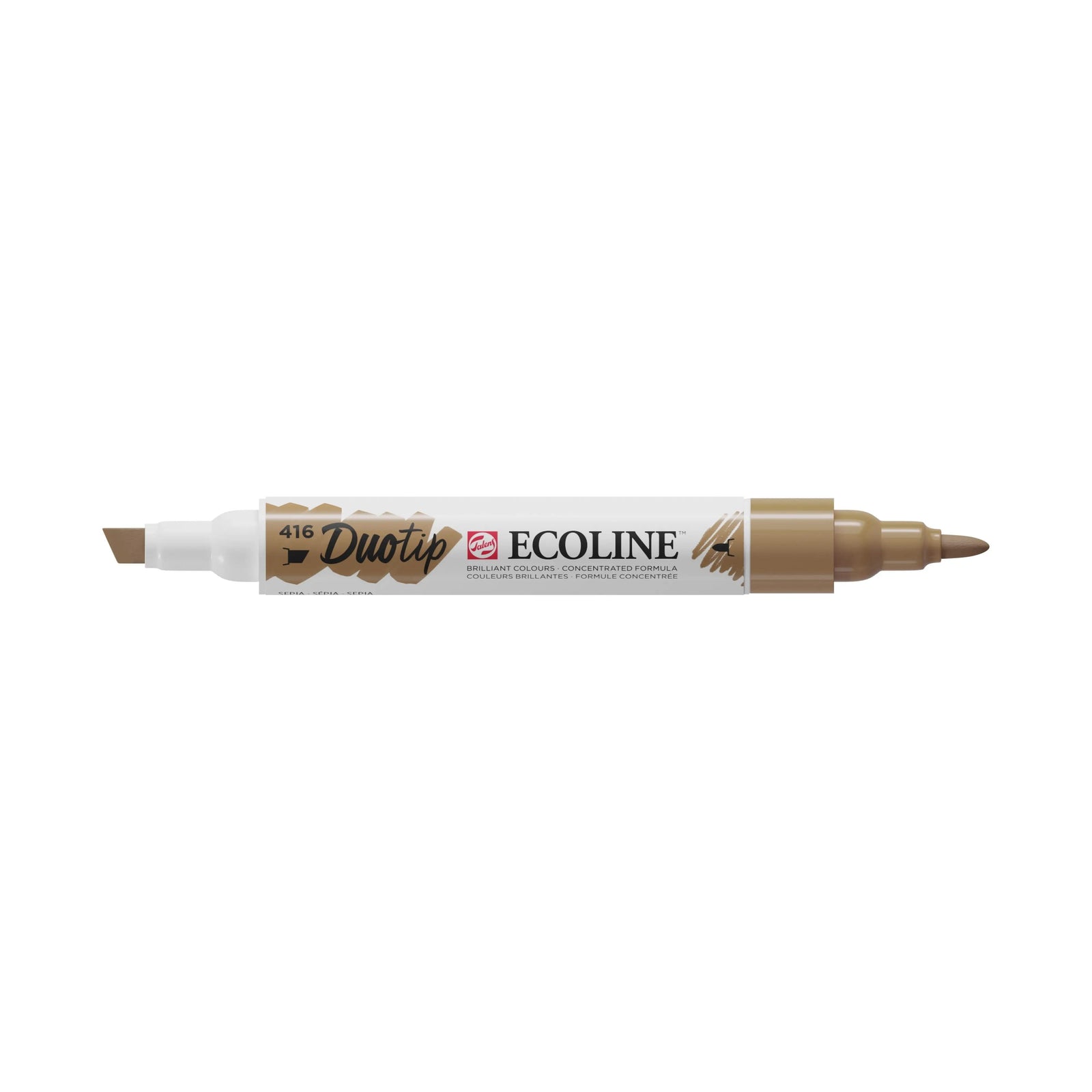 Ecoline Duotip Marker Sepia 416 - Kidis Art