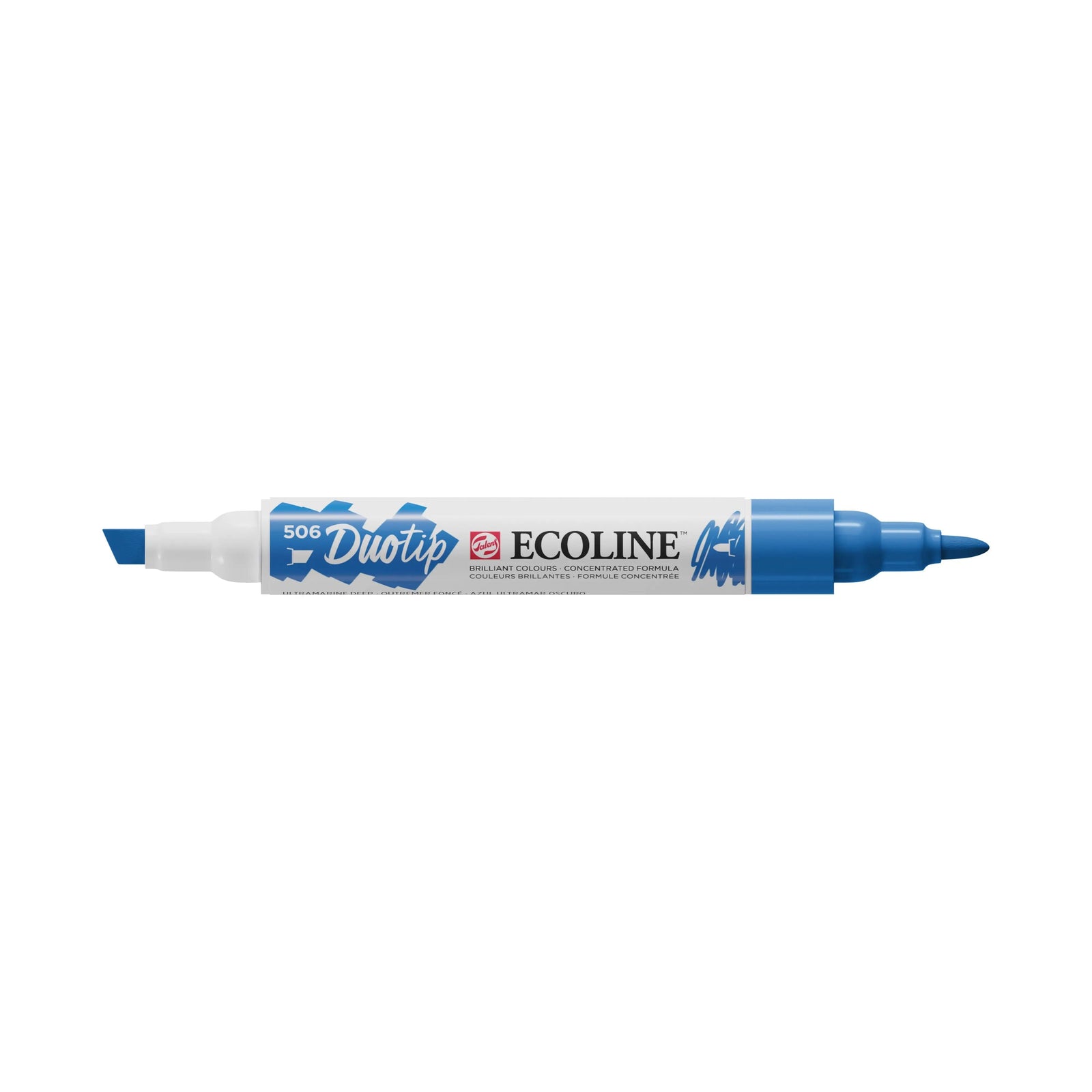 Ecoline Duotip Marker Ultramarin Dunkel 506 - Kidis Art