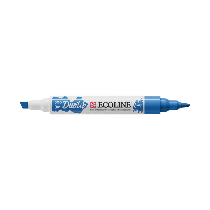 Ecoline Duotip Marker Ultramarin Dunkel 506 - Kidis Art