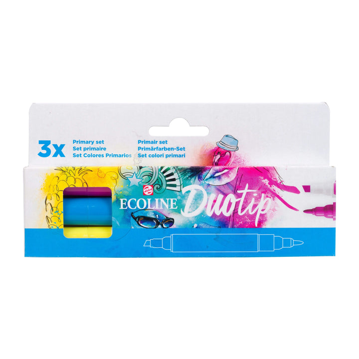 Ecoline Duotip Primärfarben-Set | 3 Farben - Kidis Art