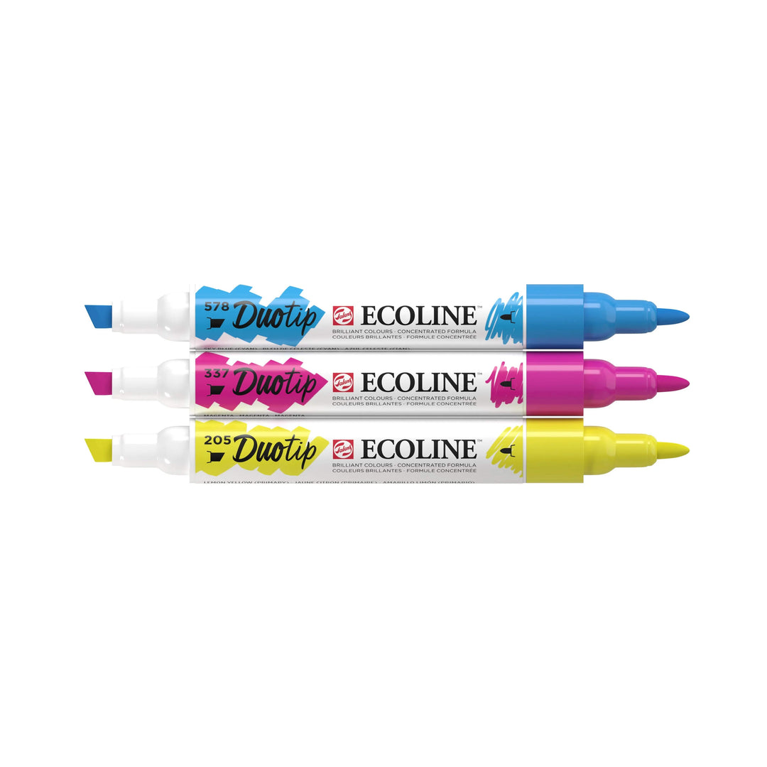 Ecoline Duotip Primärfarben-Set | 3 Farben - Kidis Art