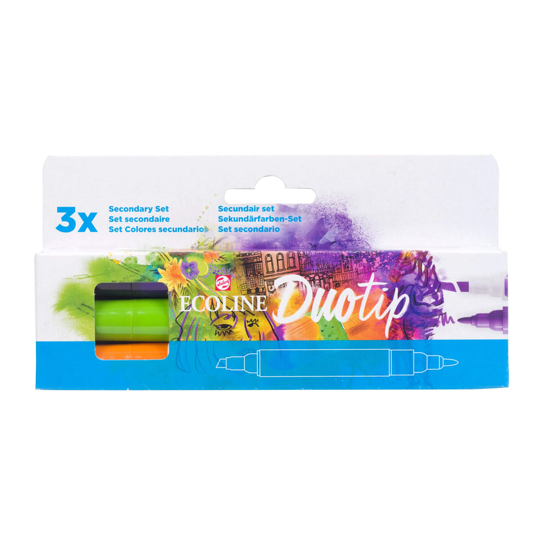 Ecoline Duotip Sekundärfarben-Set | 3 Farben - Kidis Art