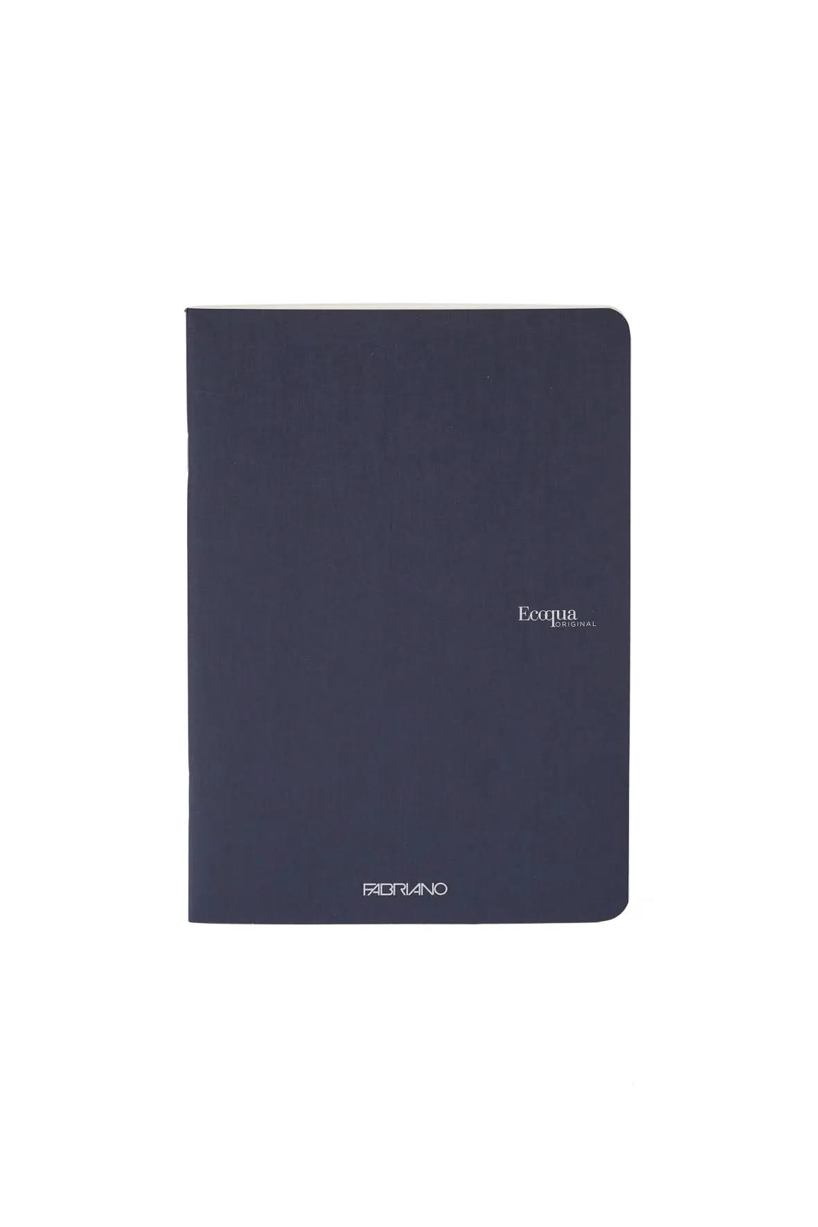 Fabriano Ecoqua Notizheft - dark blue - A5 - kariert - geheftet - Kidis Art