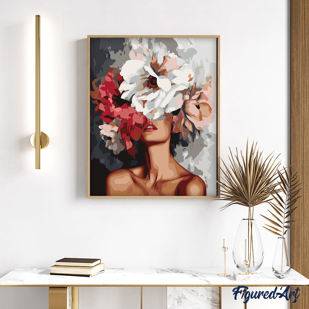 Malen nach Zahlen 40x50cm ohne Keilrahmen Figured’Art Oldtimer Auto in Mexiko City - Kidis Art