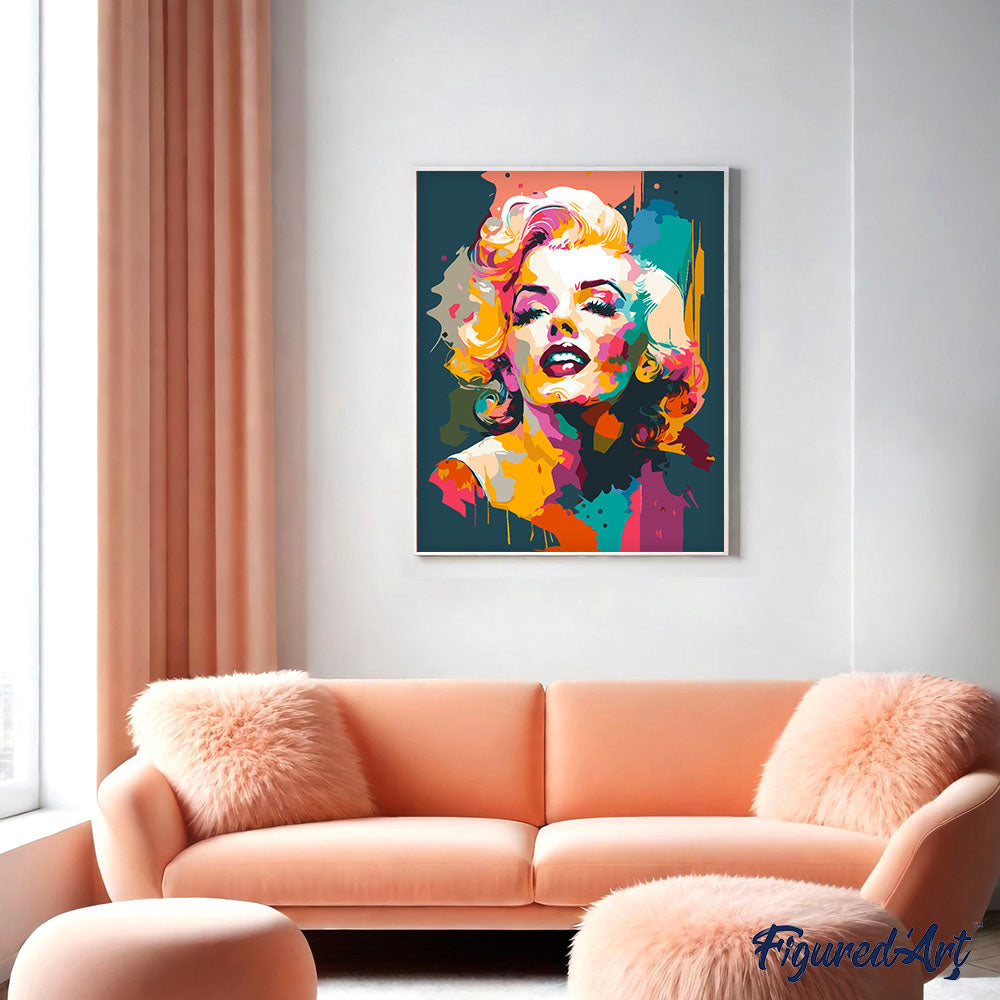 Malen nach Zahlen 40x50cm ohne Keilrahmen Figured’Art Reiseposter Sydney - Kidis Art