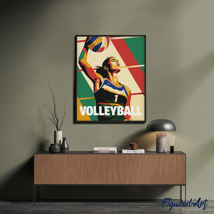 Malen nach Zahlen 40x50cm ohne Keilrahmen Figured’Art Sportposter Boxen - Kidis Art