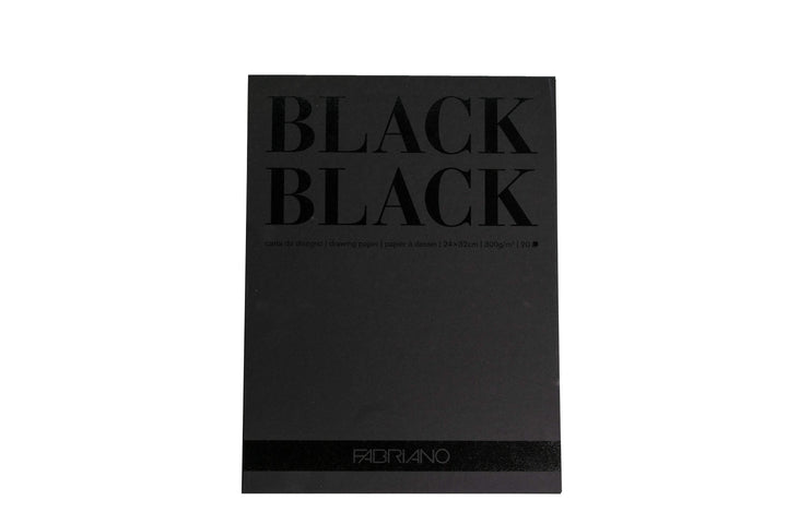 Fabriano Black Black Block - 24 x 32 cm - 20 Blatt - Kidis Art