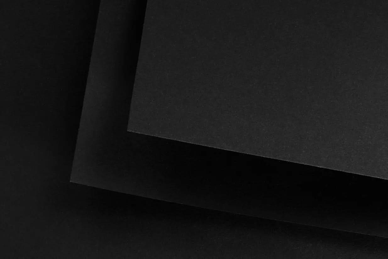 Fabriano Black Black Bogen - 50 x 70 cm - 460g, 10 Stück - Kidis Art