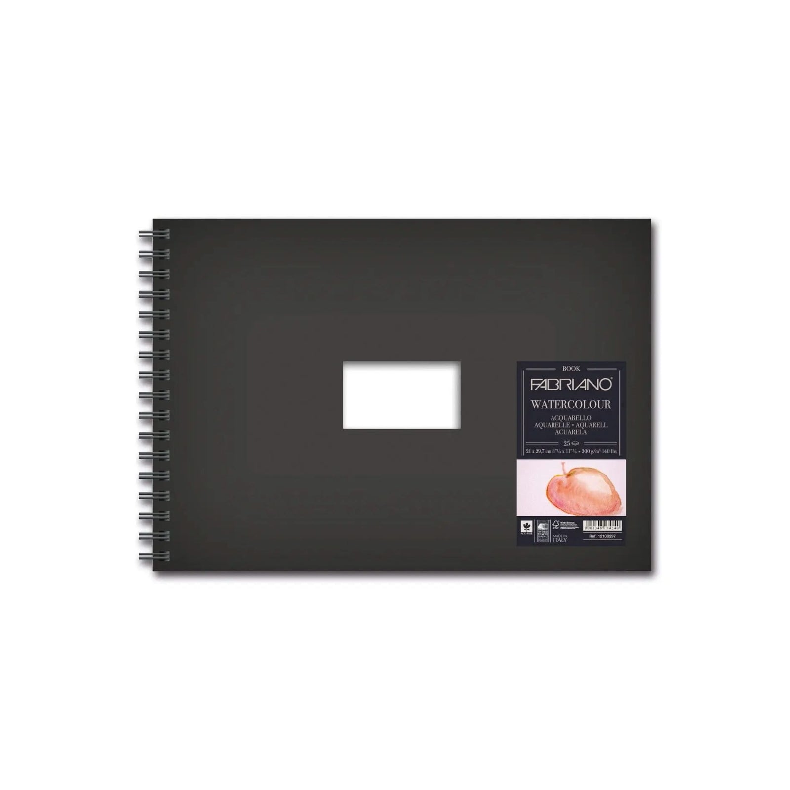 Fabriano Watercolour Book - A4 - 300g - 25 Blatt - Spirale - Kidis Art