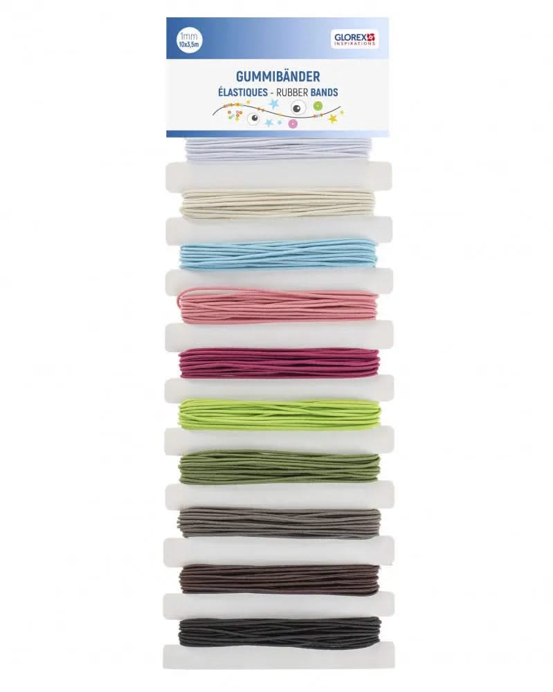 Gummibänder-Set 10 Farben - Kidis Art