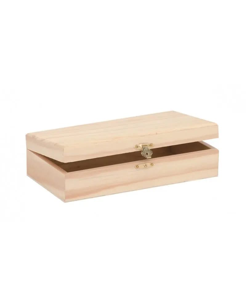 Holzbox recht. 20,5x12,5x6cm - Kidis Art