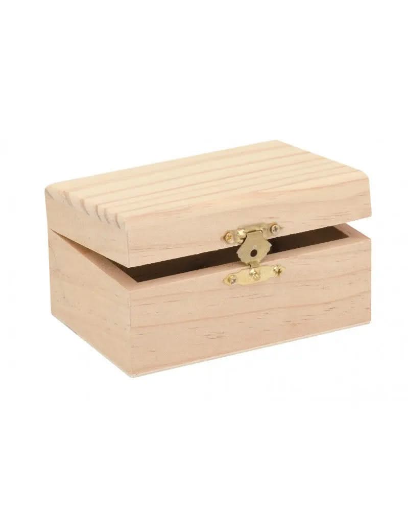 Holzbox rechteckig 11,5x8x6cm - Kidis Art