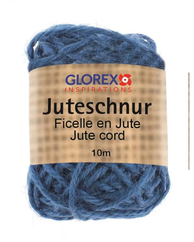 Juteschnur 10m blau - Kidis Art